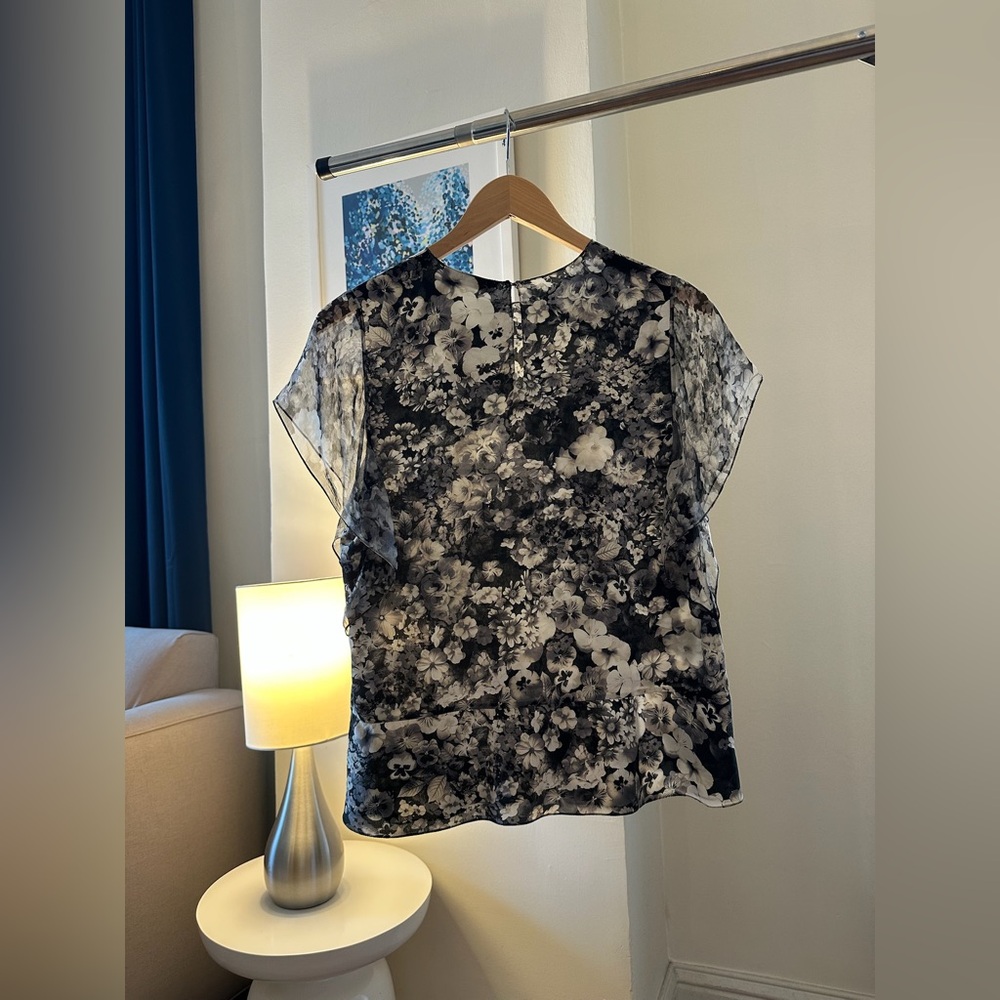Lanvin Floral Silk Top - Picture 3 of 6
